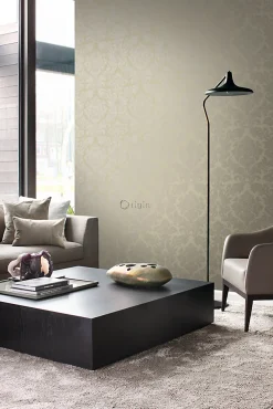 Best Origin Wallcoverings papier peint ornement beige chaud - 53 cm x 10.05 m - 346238