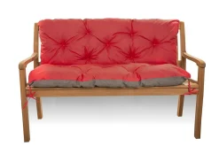 Setgarden oussin pour banc de jardin 150x50x40cm coussin de banc de jardin Rouge coussin de balançoire coussin de banc extérieur* Coussin Pour Banc