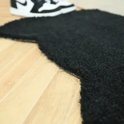 Décoweb Paillasson Coco - Chat Miaou - Noir - 73 x 52 cm* Tapis D'Entrée Et Paillasson