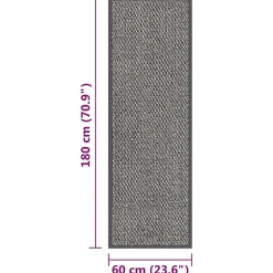 Best Vidaxl Paillasson touffeté 60x180 cm Marron clair