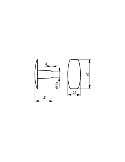 Thirard Paire de boutons pour porte, carré 6mm, fourreau adaptateur 7mm -* Bouton De Porte