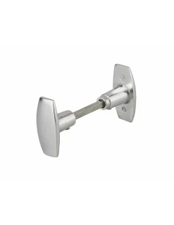 Thirard Paire de boutons pour porte, carré 6mm, 1 portée, argent -* Bouton De Porte