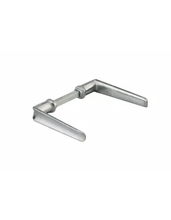 Thirard Paire de béquilles Alsace pour porte, carré 8mm, 2 portées, argent -