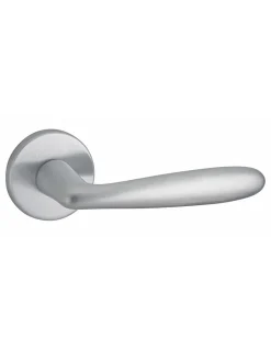 Discount Thirard Paire de béquilles Luxor pour porte, carré 7mm, chromé satiné -