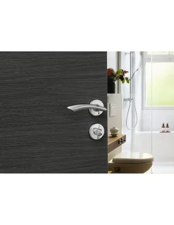Thirard Paire de béquilles Maxima pour porte, carré 7mm, chromé brillant -* Poignée Sur Rosace
