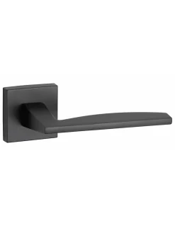 Best Thirard Paire de béquilles Modena pour porte, carré 7mm, noir mat -