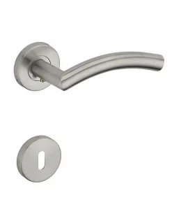 Thirard Paire de béquilles pour porte, carré 7mm, inox -* Poignée Sur Rosace
