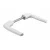 Thirard Paire de béquilles pour porte, carré 7x100mm, 1 portée, blanc -* Poignée Sur Rosace|Poignée De Porte Intérieure