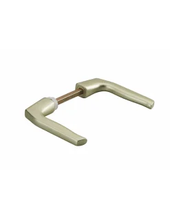 Thirard Paire de béquilles Targa pour porte, carré 7mm, 1 portée, or -* Poignée Sur Rosace