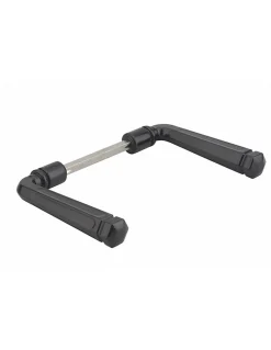 Thirard Paire de béquilles torsadés pour porte, carré 7mm, inox -* Poignée Sur Rosace