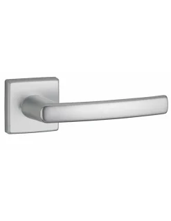 Thirard Paire de béquilles Veles pour porte, carré 7mm, argent -