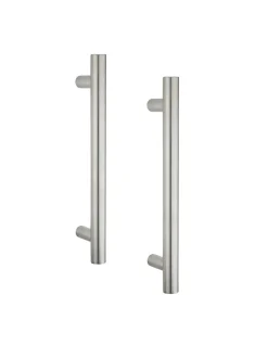 Thirard Paire de poignée pour porte battante, entr'axe 300mm, inox -
