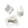 Secodir Paire de Supports de Naissance en Métal - Tringle Rideau diamètre 20 mm* Tringle À Rideau À Composer