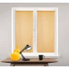 Outlet Linder Paire de vitrages unis - 60x140cm - Moutarde