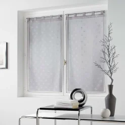 Sale Paris Prix Paire de Voilages "Damina" 60x120cm Gris