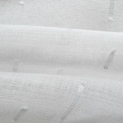 Best Dylrev Paire de voilages en étamine blanche 60x120cm avec finition passe-tringle, prêts à poser