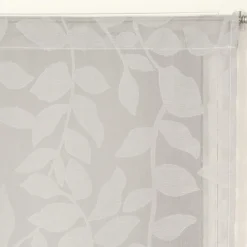 Best Dylrev Paire de voilages imprimés feuilles gris 60x90cm - Finition passe-tringle