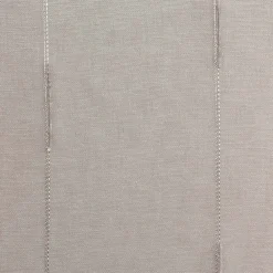 Paris Prix Paire de Voilages "Linahe" 90x90cm Taupe* Brise-Bise