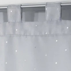 Paris Prix Paire de Voilages "Orion" 60x160cm Gris* Brise-Bise