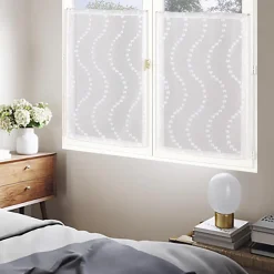 Online Dylrev Paire de voilages petits-nœuds blancs 60x160cm avec finition passe-tringle