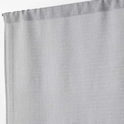 Paris Prix Paire de Voilages "Soane" 60x120cm Gris* Brise-Bise