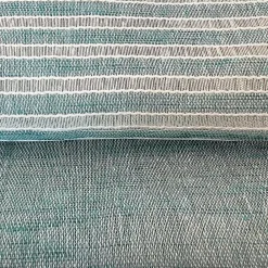 Discount Dylrev Paire de voilages étamine rayée céladon 60x90cm pour une décoration élégante