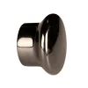 Riel Chyc Paire d'embouts de tringle en forme de bouchon (Diam. 20 mm - Gris anthracite)* Kit De Barre De Rideau