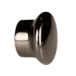 Best Riel Chyc Paire d'embouts de tringle en forme de bouchon (Diam. 20 mm - Gris Foncé)