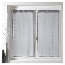 Best Douceur D'Intérieur Paire Voilages 2 x Candide - - Voilage 2 x 60 x 90