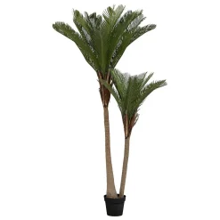 Online Atmosphera Créateur D'Intérieur Palmier artificiel 2 troncs H180cm vert - Atmosphera