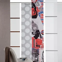 Online Madeco Panneau japonais barre blanc l.45 x H.260cm