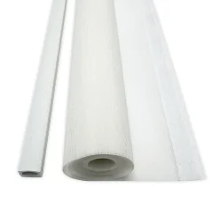 New Madeco Panneau japonais blanc transparent l.45 x H.260 cm