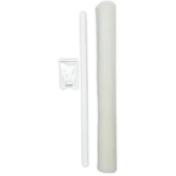 New Madeco Panneau japonais blanc transparent l.45 x H.260 cm