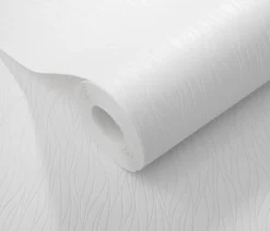 Erismann Papier peint à peindre vinyle intissé, effet vague L.1000 x l.53cm* Papier Peint À Peindre