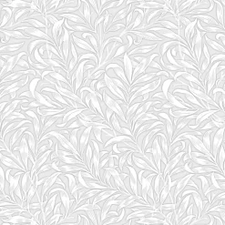 William Morris at Home Papier peint à peindre vinyle intissé feuillage L.1000 x l.52 cm William Morris Willow* Papier Peint À Peindre
