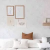 Decochic Papier peint adhésif palmier gris et blanc en vinyle lavable et amovible - 1 rouleau 50x300 cm -* Papier Peint Naturel Et Tropical|Papier Peint Pour Cuisine