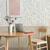Decochic Papier peint adhésif équilibre vert en vinyle lavable et amovible - 1 rouleau 50x300 cm -* Papier Peint Pour Salle De Bains|Papier Peint Pour Cuisine