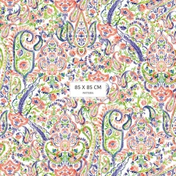 Best La Touche Originale Papier peint aux motifs complexes d'inspiration orientale indienne - version 2 - 340x260 cm (l x h)