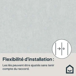 Sale Papier peint Balisi gris L.10m x l.53 cm GoodHome