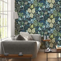 Sale La Touche Originale Papier peint chic et délicat avec plantes grimpantes fantaisistes - 85x260 cm (l x h)
