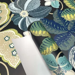 Sale La Touche Originale Papier peint chic et délicat avec plantes grimpantes fantaisistes - 85x260 cm (l x h)