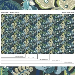 Sale La Touche Originale Papier peint chic et délicat avec plantes grimpantes fantaisistes - 85x260 cm (l x h)