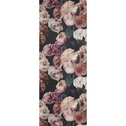 Clearance GoodHome Papier peint floral vinyle sur intissé mauve, Drosera