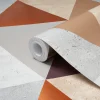 Best GoodHome Papier peint Carius cuivre et rose gold