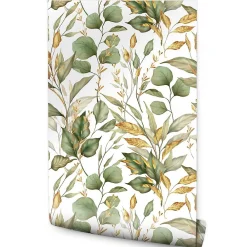 Outlet Muralo Papier Peint Intissé FEUILLES Plantes Nature Pour Chambre