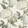 Hot WOW Papier peint intissé fleurs de pivoine