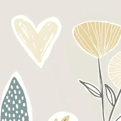 Best Lutèce Papier peint intissé fleuri Les aventures Louise fleurs et feuillage rose L.1001 x l.53cm