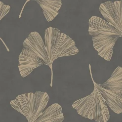 Best GoodHome Papier peint Intissé Selen gris