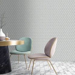 Sale GoodHome Papier peint intissé Onagre blanc