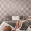 Lutece Papier peint intissé Heritage fleurs vintage gris bleuté, taupe l.1005 x l.53cm Lutèce
